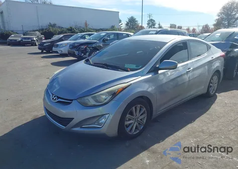 2016 Hyundai Elantra Se из США, поврежденный, VIN 5NPDH4AE2GH735863
